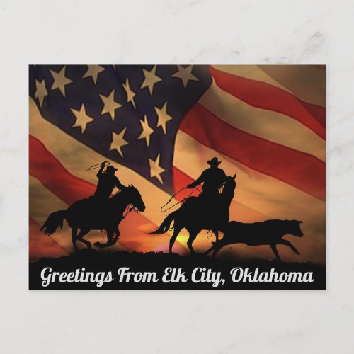 Greetings From Elk City Oklahoma Postcard