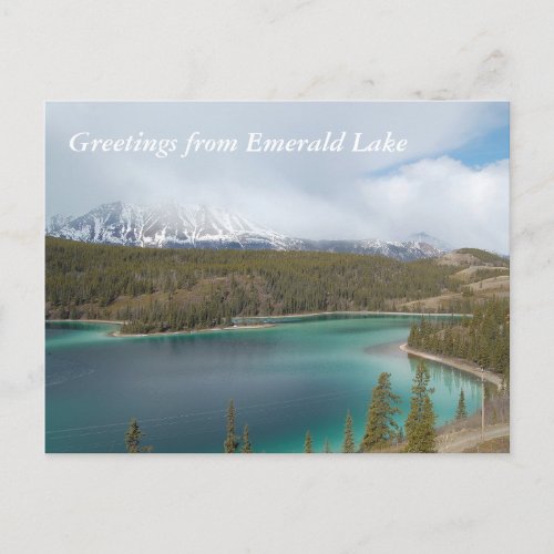 Greetings from Emerald Lake Postcard