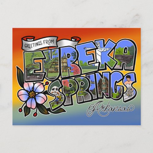 Greetings from Eureka Springs Postcard
