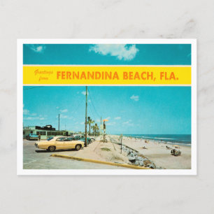 Greetings from Fernandina Beach, Florida Travel Postcard