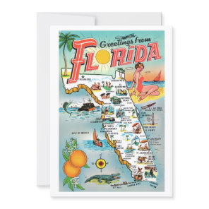 Greetings From Florida 5x7 Big Postcard
