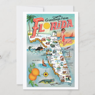 Greetings From Florida 5x7 Big Postcard