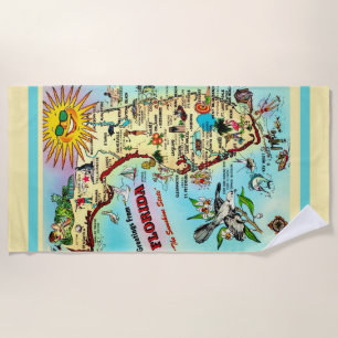 Greetings from Florida Beach Towel