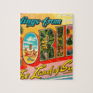 Greetings From Florida Jigsaw Puzzle