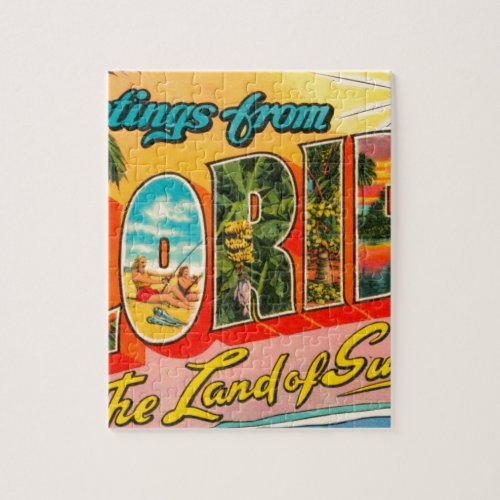 Greetings From Florida Jigsaw Puzzle