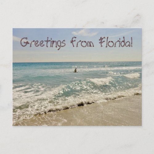 Greetings from Florida Miami Postcard