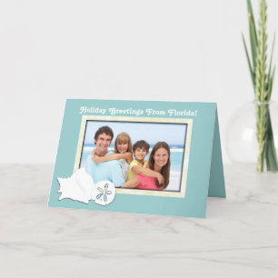 Greetings From Florida Photo Christmas Card