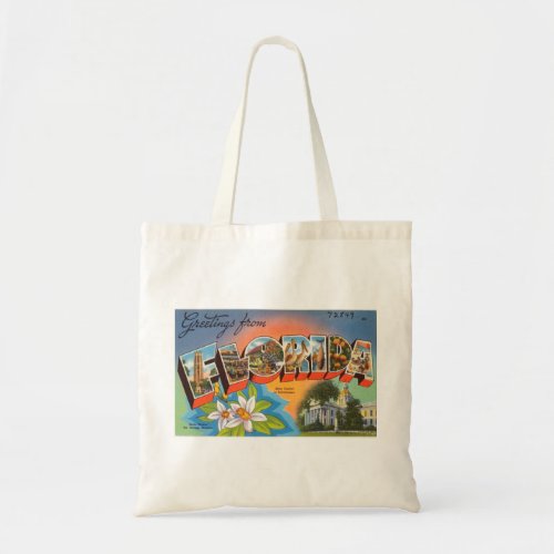 Greetings From Florida Tote Bag