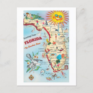 Greetings From Florida Vintage Postcards