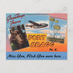 Greetings from Fort Bragg Postcard
