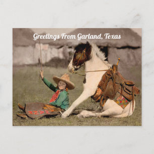 Greetings From Garland, Texas Postcard