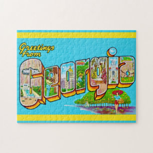 Greetings from Georgia 11x14 Jigsaw Puzzle