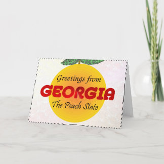 Greetings from Georgia Card