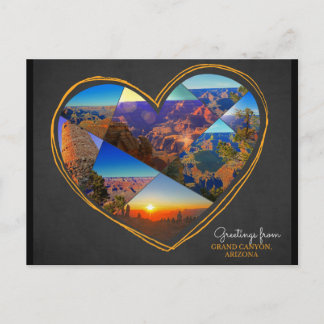 Greetings from Grand Canyon, Arizona ♥ Postcard