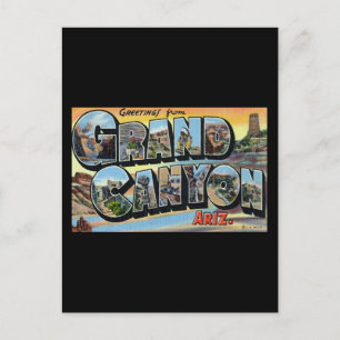 Greetings from Grand Canyon Arizona Postcard
