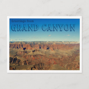 Greetings from Grand Canyon Postcard