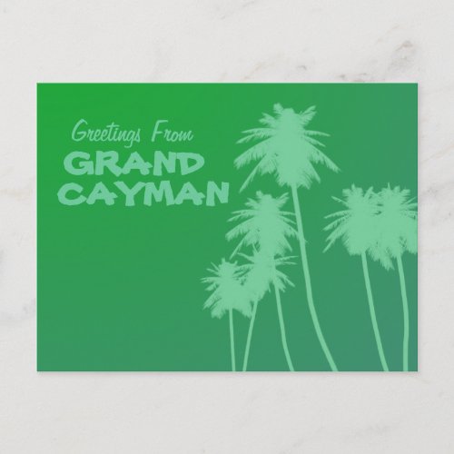 Greetings From Grand Cayman postcard