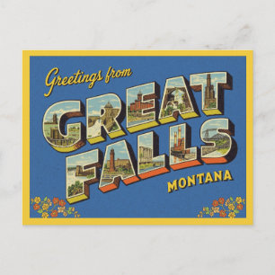 Greetings from Great Falls, Montana Postcard