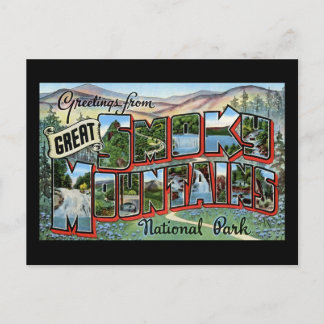 Greetings from Great Smokey Mountains Postcard