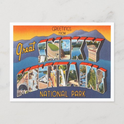 Greetings from Great Smoky Mountains National Park Postcard