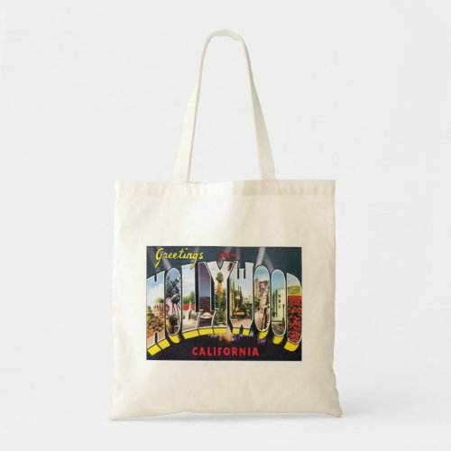 Greetings From Hollywood California Tote Bag