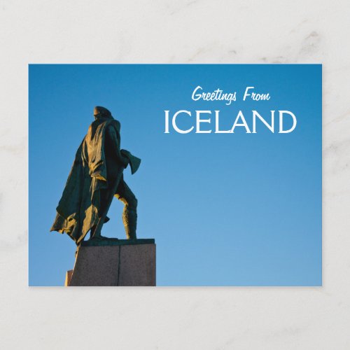 Greetings From Iceland Postcard