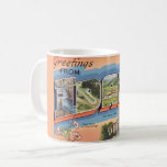 Greetings from Idaho Coffee Mug<br><div class="desc">Terrific retro greetings postcard from Idaho repurposed!</div>