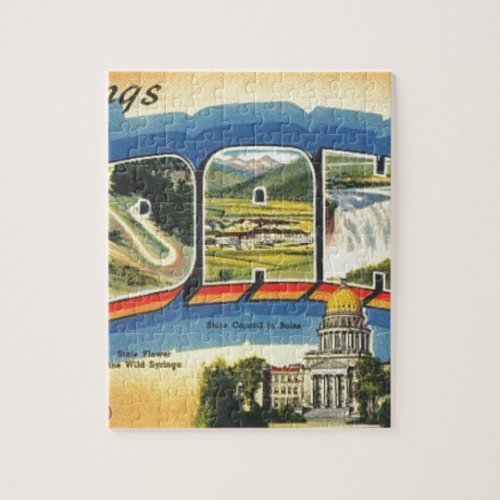 Greetings from Idaho Jigsaw Puzzle