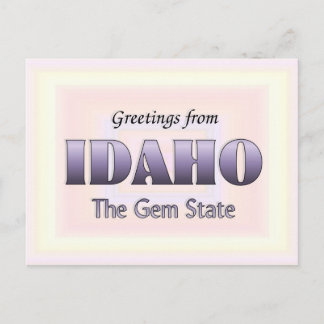 Greetings from Idaho Postcard
