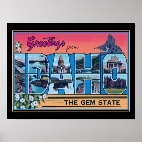 Greetings from Idaho Poster