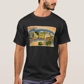 Greetings from Idaho Retro Postcard T-Shirt
