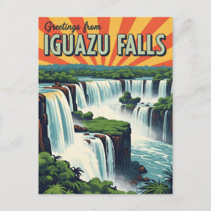 Greetings from Iguazu Falls Postcard
