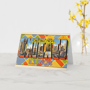 Greetings from Illinois Card