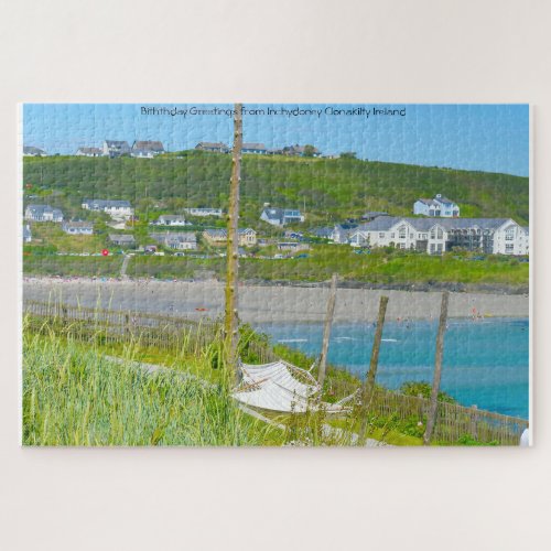 Greetings from Inchydoney Clonakilty Ireland Jigsa Jigsaw Puzzle