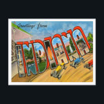Greetings from Indiana Vintage Travel Postcard<br><div class="desc">Greetings from Indiana Vintage Travel Postcard</div>