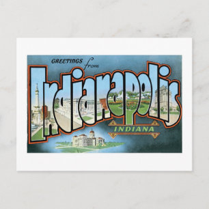 Greetings from Indianapolis, Indiana! Postcard