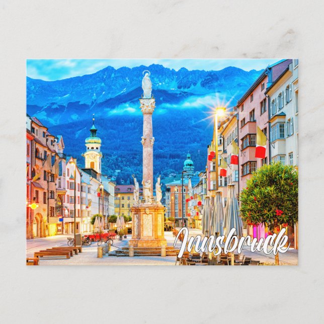 Greetings From Innsbruck, Austria Postcard (Front)