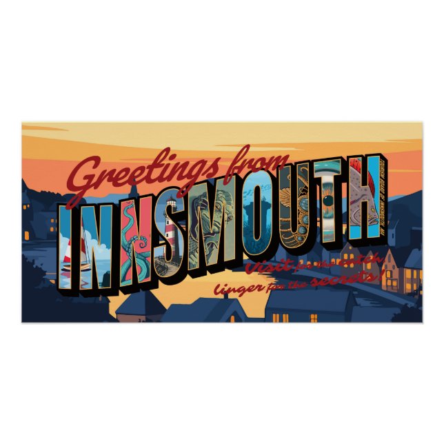 Greetings from Innsmouth Poster (Front)