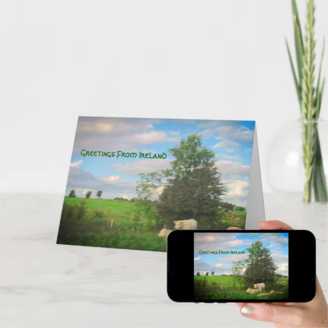 Greetings From Ireland Card Zazzle