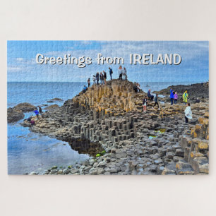 Greetings from Ireland: Giant's Causeway, Antrim Jigsaw Puzzle