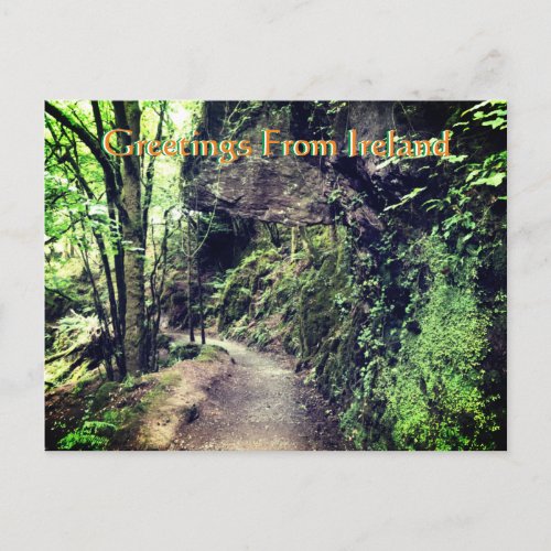 Greetings From Ireland Postcard