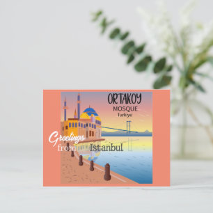 Greetings from Istanbul Turkey Postcard