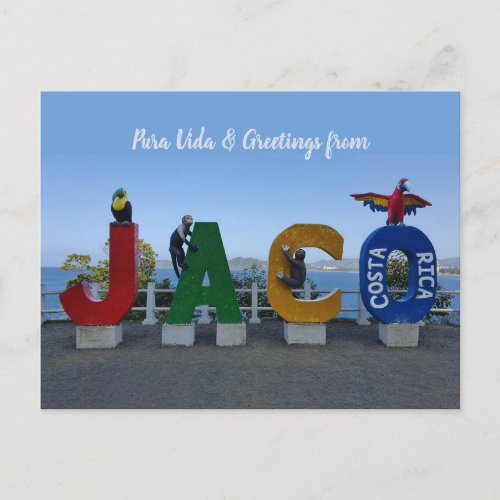 Greetings from Jaco Postcard