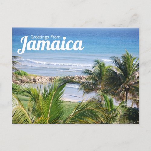 Greetings from Jamaica Postcard
