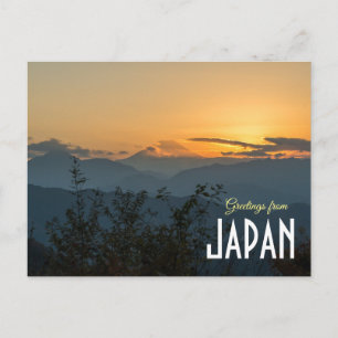 Greetings from Japan Mount Fiji   Postcard