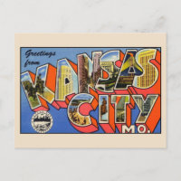 Greetings from Kansas City Missouri Postcard
