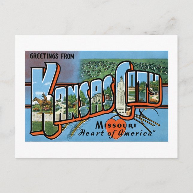 Greetings from Kansas City! Postcard (Front)
