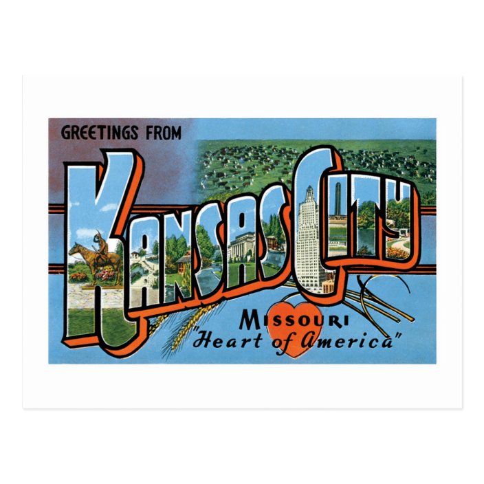 Greetings from Kansas City! Postcard