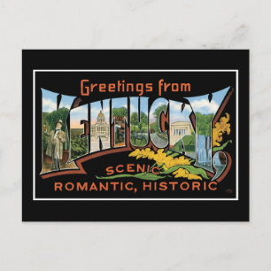Greetings from Kentucky! Postcard