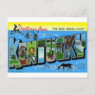 Kentucky Postcard Bundle I love Kentucky
